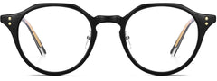 Glynn Black Acetate Eyeglasses from ANRRI