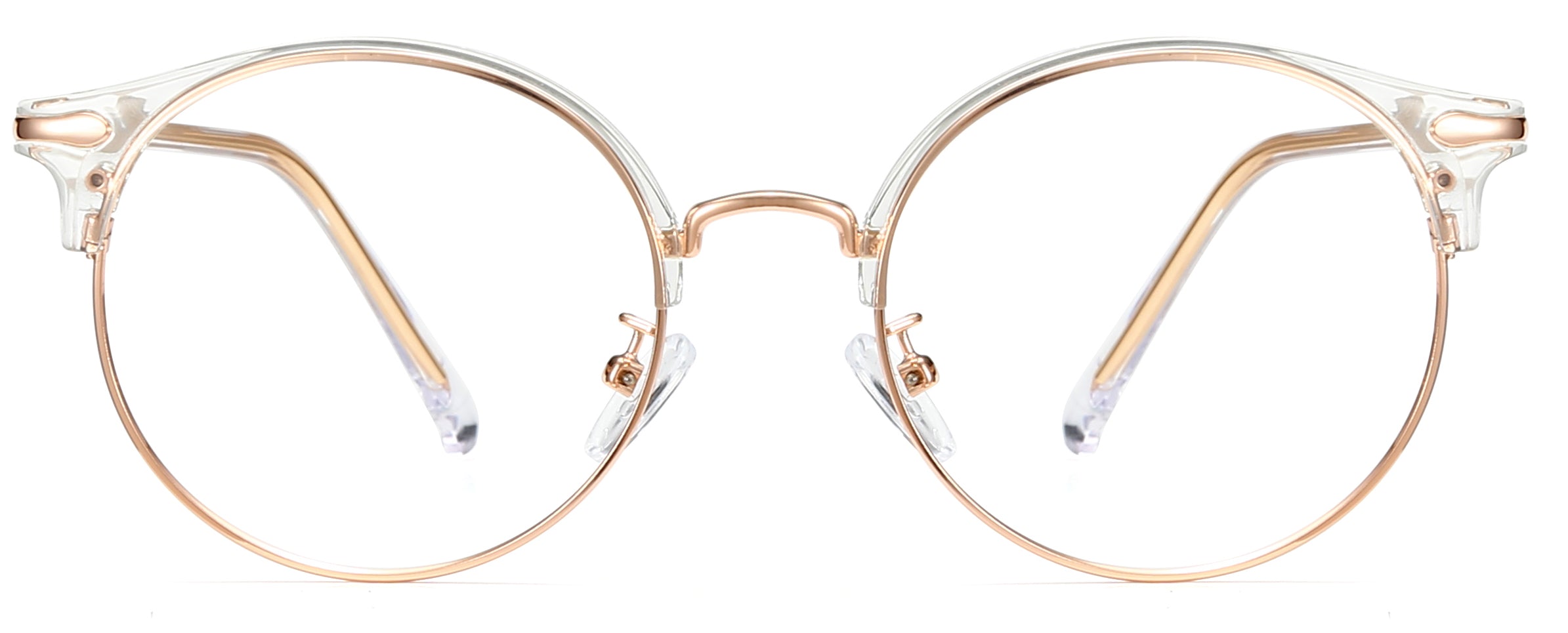 Adela Clear Pink Mixed Eyeglasses from ANRRI