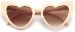 Alaia White Plastic Sunglasses from ANRRI, closed view