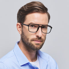 Franklyn Rectangle Black Eyeglasses from ANRRI