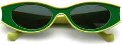 Hot Green Plastic Sunglasses from ANRRI