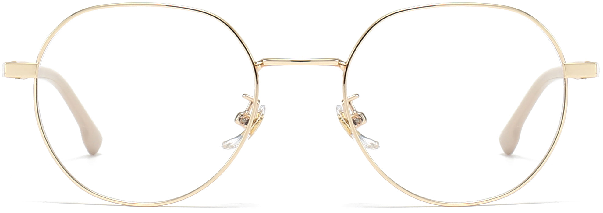 Joan Geometric Beige Eyeglasses from ANRRI