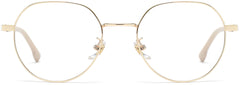 Joan Geometric Beige Eyeglasses from ANRRI