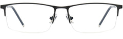 Alva Browline Black Eyeglasses from ANRRI