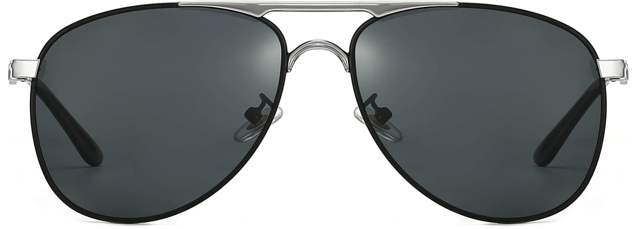 Hiram Black Stainless steel Sunglasses from ANRRI